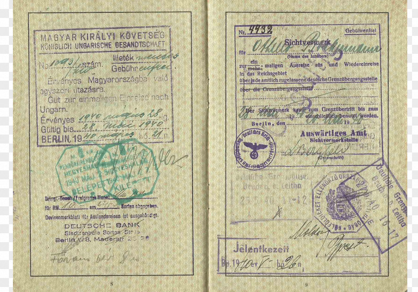 Passport United States Identity Document PNG