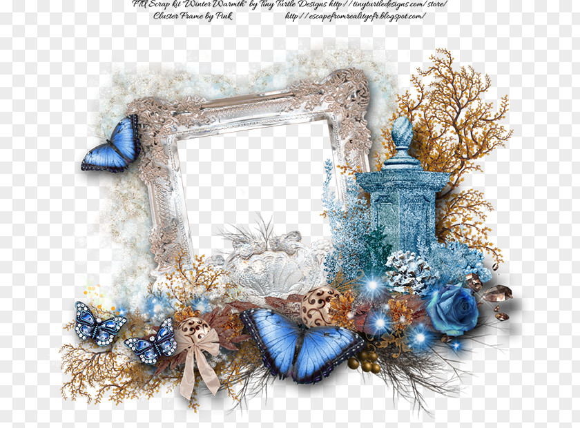 Warmth Picture Frames Winter Cluster PNG