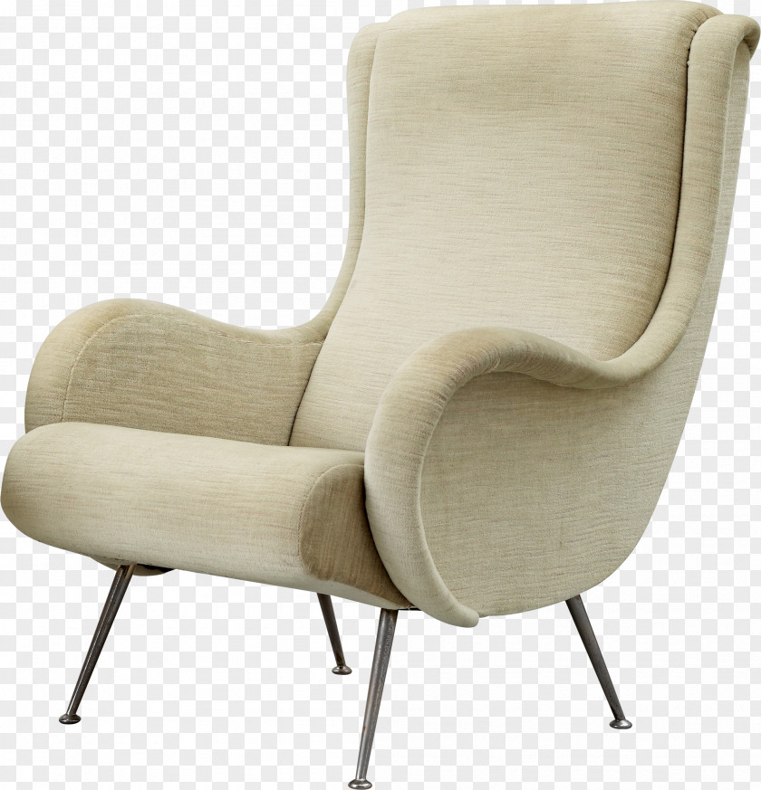 White Armchair Image Chair Table Furniture PNG