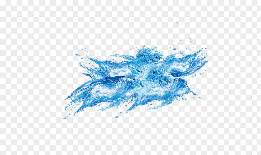 Blue Water Light Drop PNG