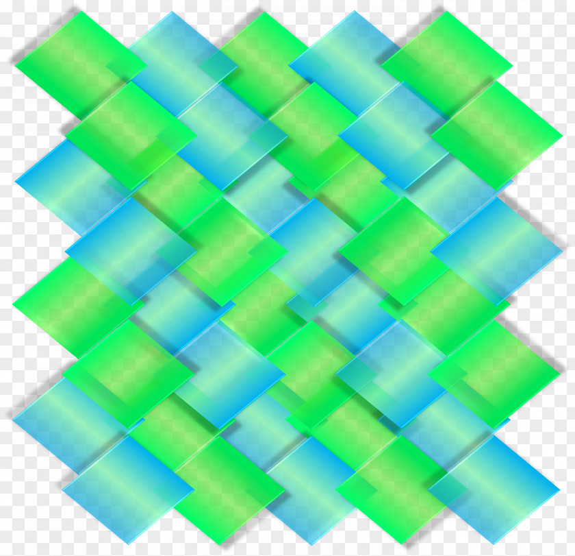 Diamond Shape Blue-green PNG