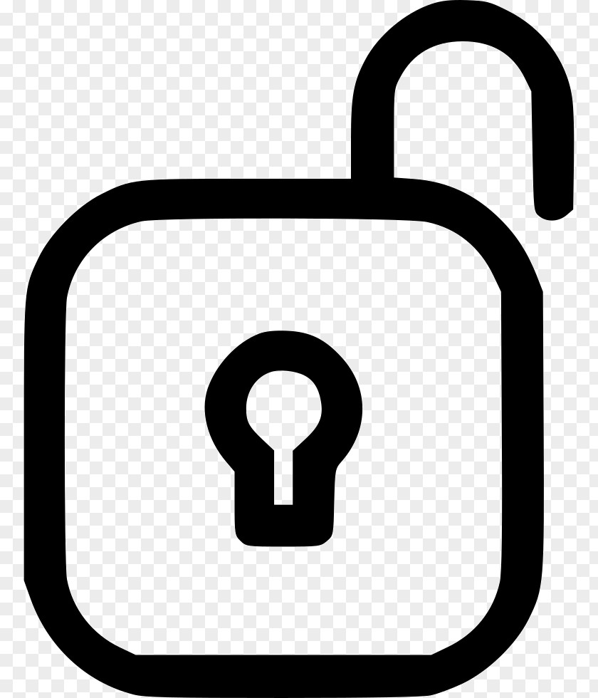 Padlock Line Clip Art PNG