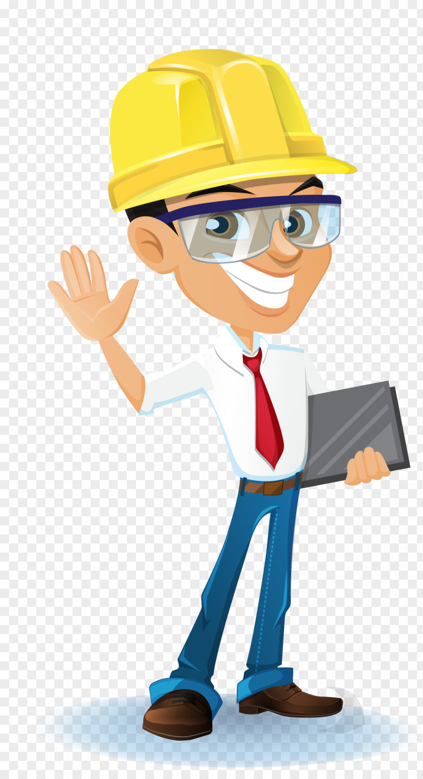Vector Construction Engineer Architectural Engineering Clip Art PNG