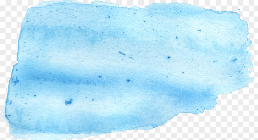 Blue Watercolor Turquoise Water Sky Ice PNG