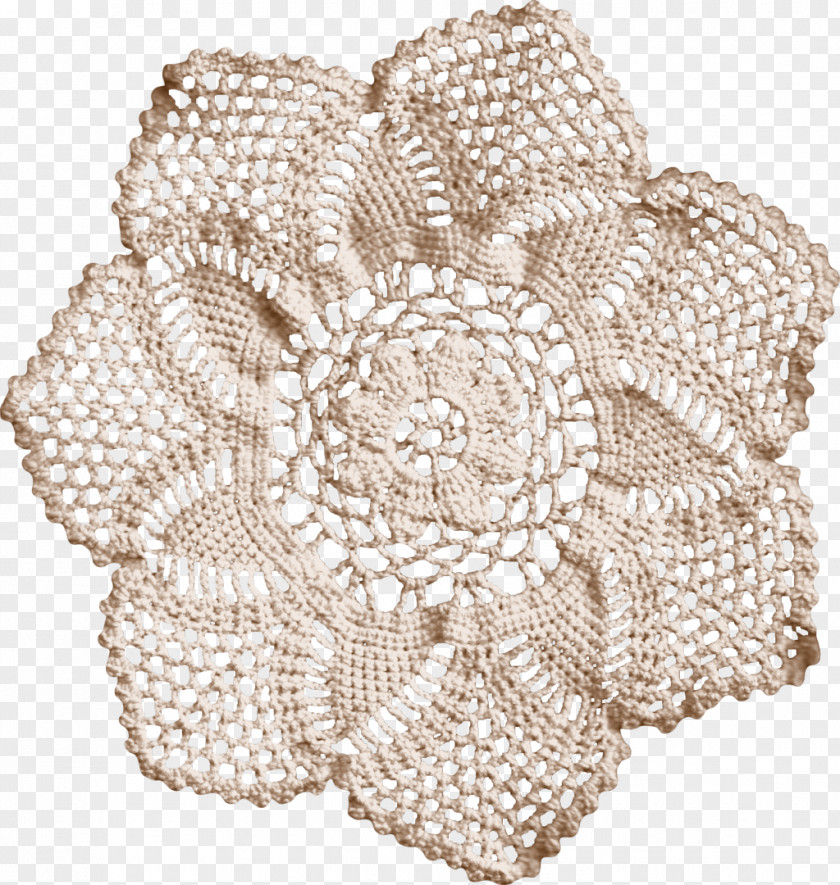 Doily Place Mats Crochet Textile PNG