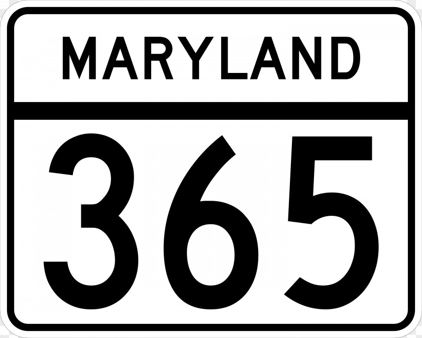 Maryland Route 365 363 Vehicle License Plates Thumbnail Computer File PNG
