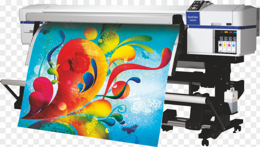 Poster Banner Printing Ink Epson Plotter Lightfastness PNG