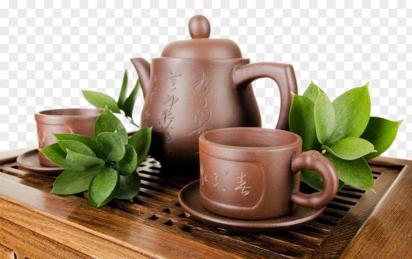 Tea Set Teapot Coffee Teacup Wallpaper PNG