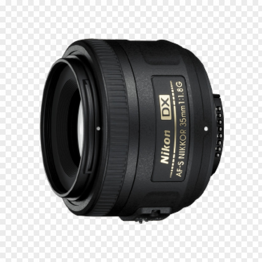Camera Lens Nikon AF-S DX Nikkor 35mm F/1.8G Format F-mount PNG
