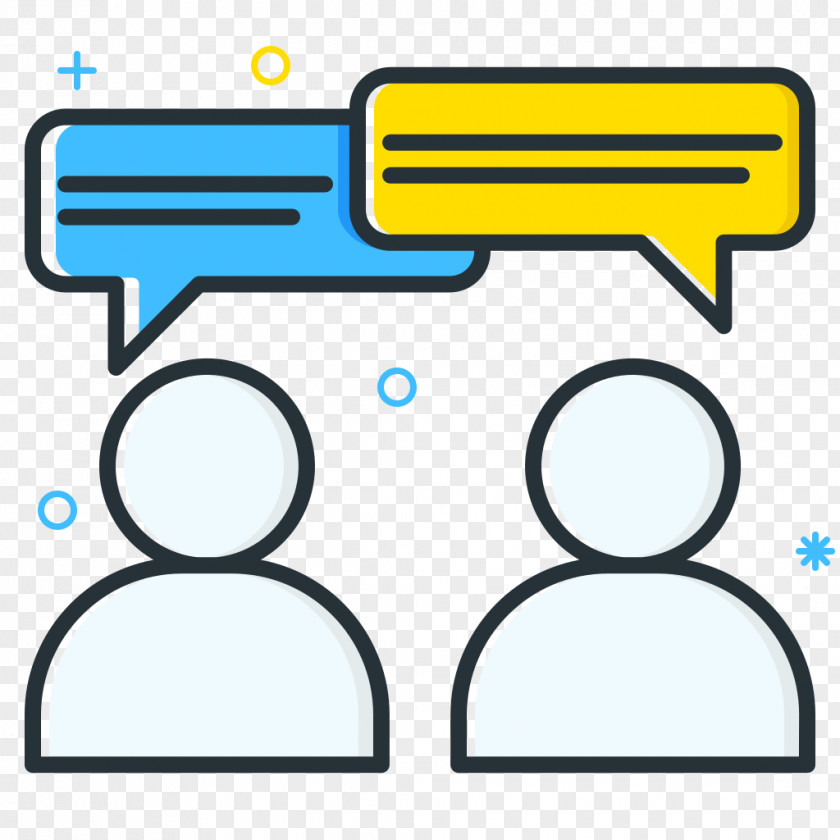 Icon Conversation Job Online Chat Business PNG