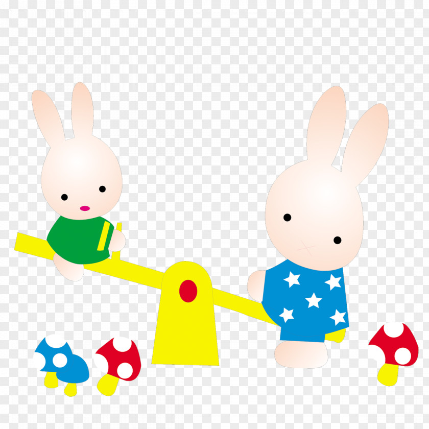 Jumpboard And Rabbit White Easter Bunny Miffy PNG