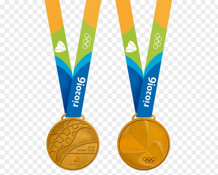 Medal 2016 Summer Olympics Olympic Games Rio De Janeiro Gold PNG