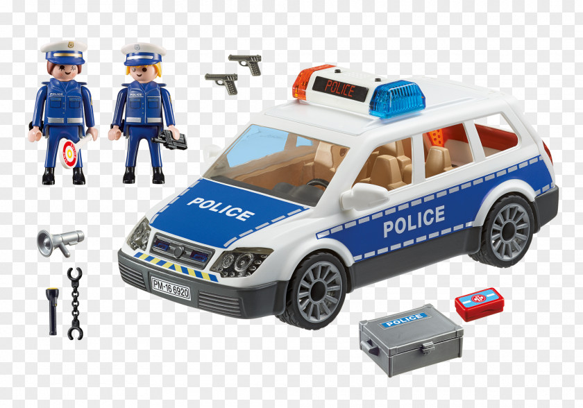 Police Car Playmobil Station PNG