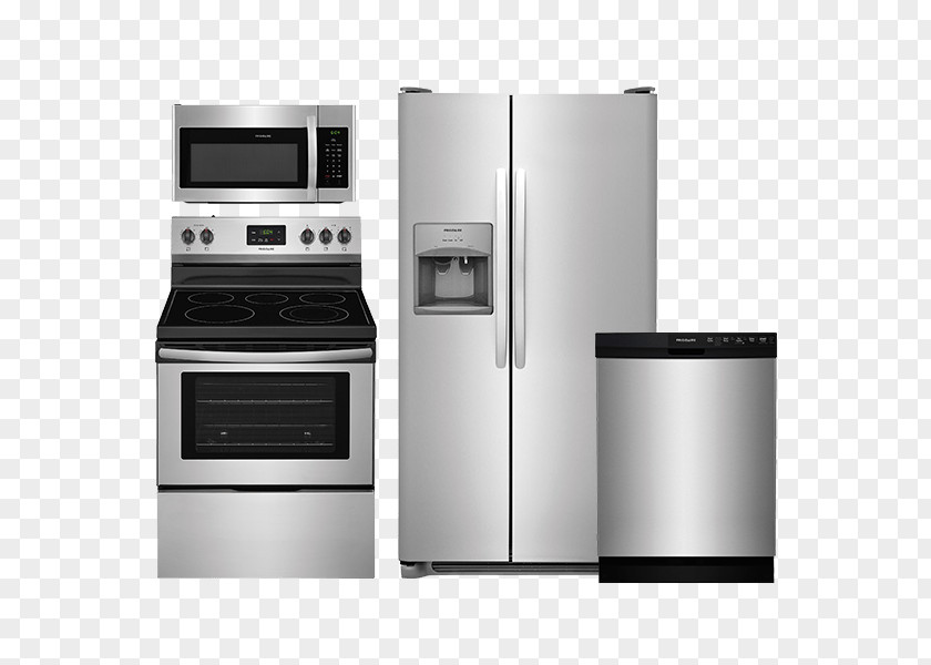 Refrigerator Frigidaire FFSS2615T Cooking Ranges Home Appliance PNG