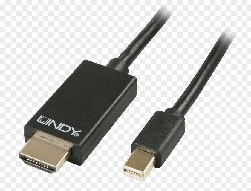 HDMI Lindy Electronics Mini DisplayPort Electrical Cable PNG