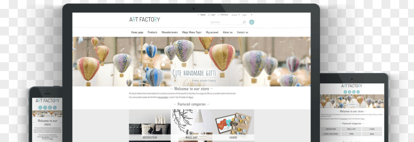 Design NopCommerce Responsive Web Page Art PNG