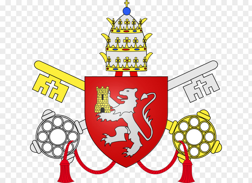 Papal Tiara Coat Of Arms Pope Coats Crest Catholicism PNG