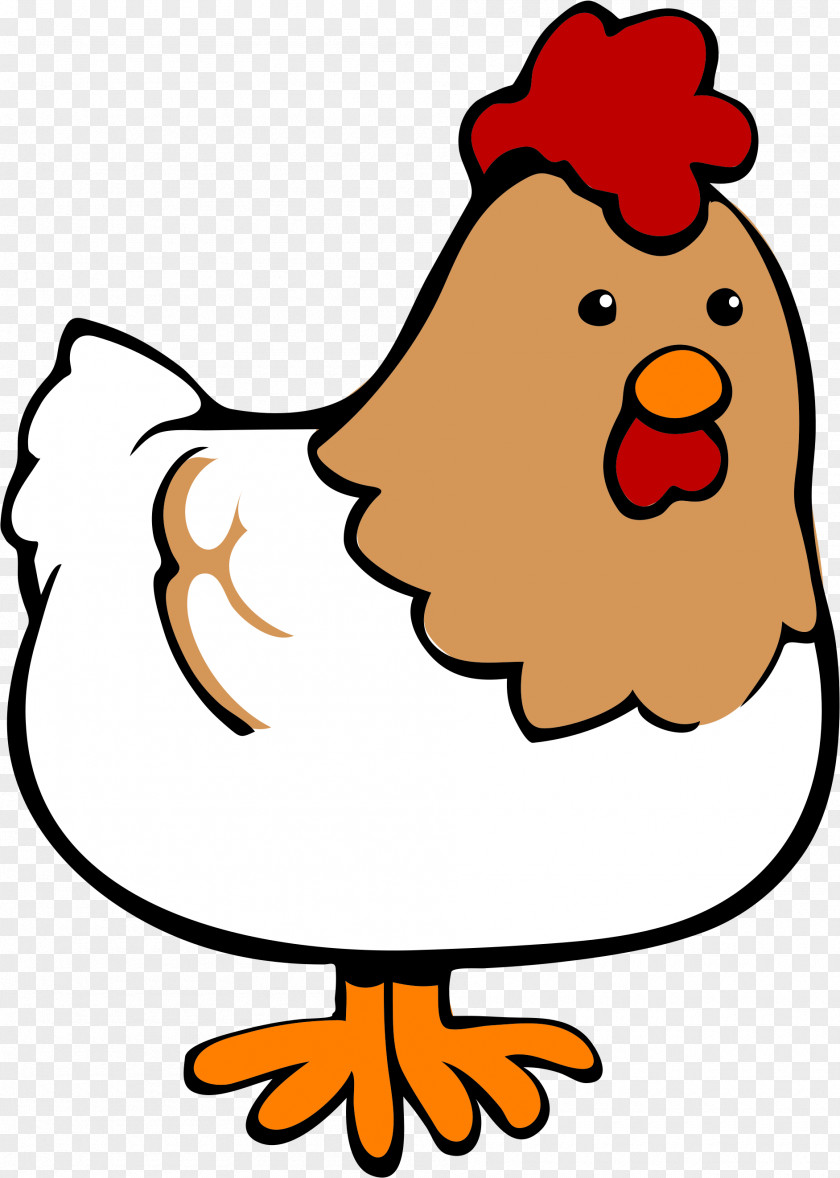 Pleased Poultry Chicken Cartoon PNG