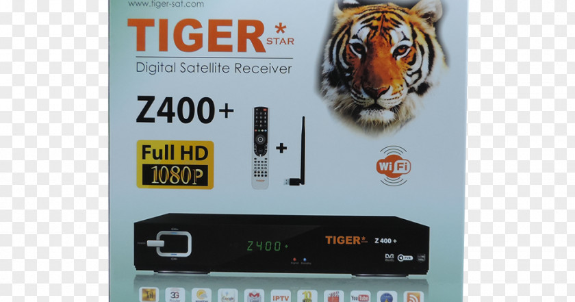 Tiger High Efficiency Video Coding Set-top Box IPTV 1080p PNG
