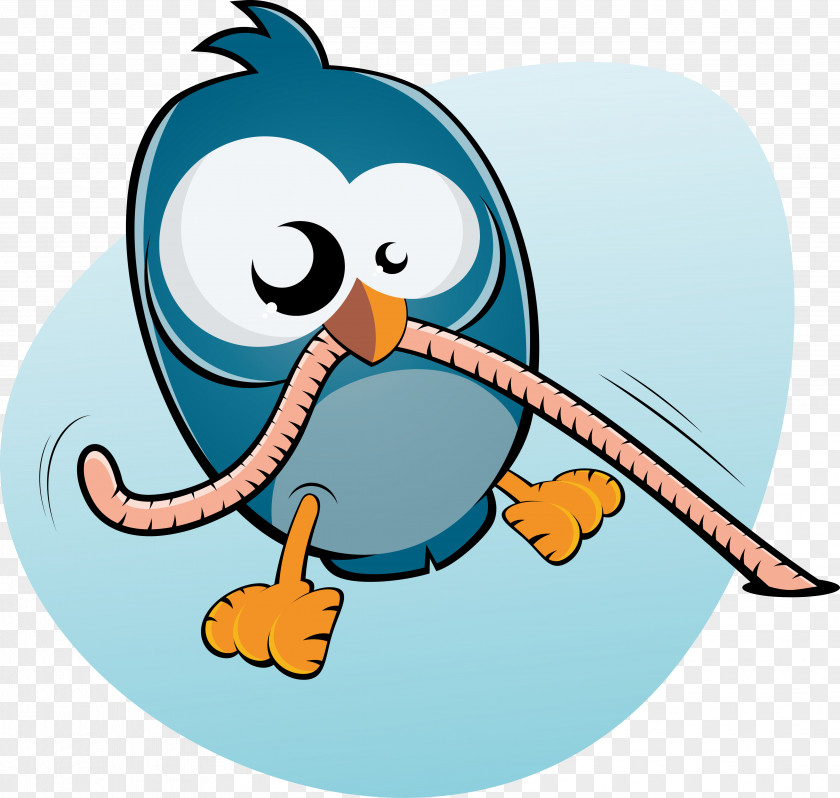 Bird Cartoon Worm Clip Art PNG