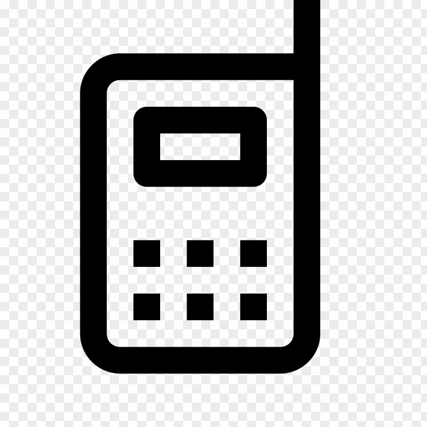 Cell Phone Icon Design PNG