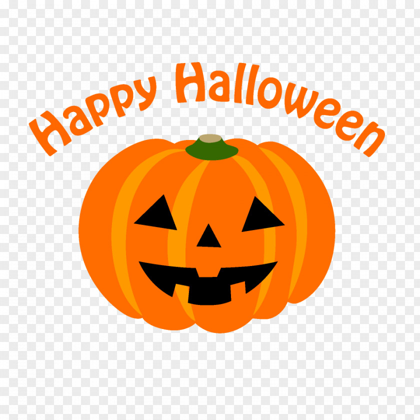 Happy Halloween Banner Jack-o'-lantern Calabaza Winter Squash Clip Art Logo PNG