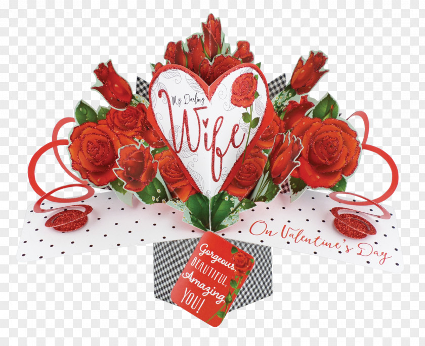 Valentine's Day Gift Greeting & Note Cards Wife Heart PNG