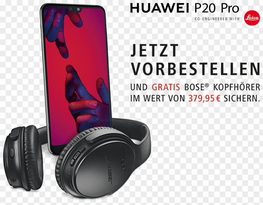 Huawei P20 QuietComfort Bose Corporation Headphones PNG