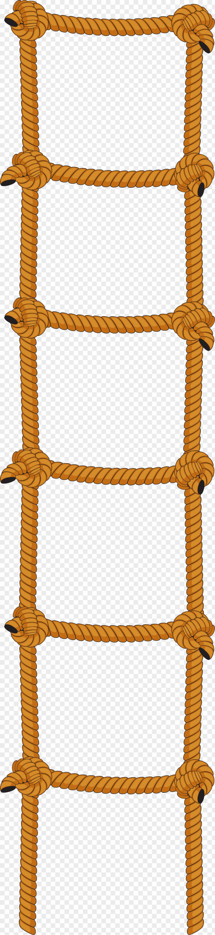 Knotted Ladder Stairs PNG