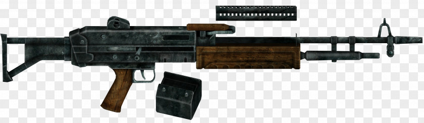 Machine Gun Fallout: New Vegas Light Firearm Weapon PNG