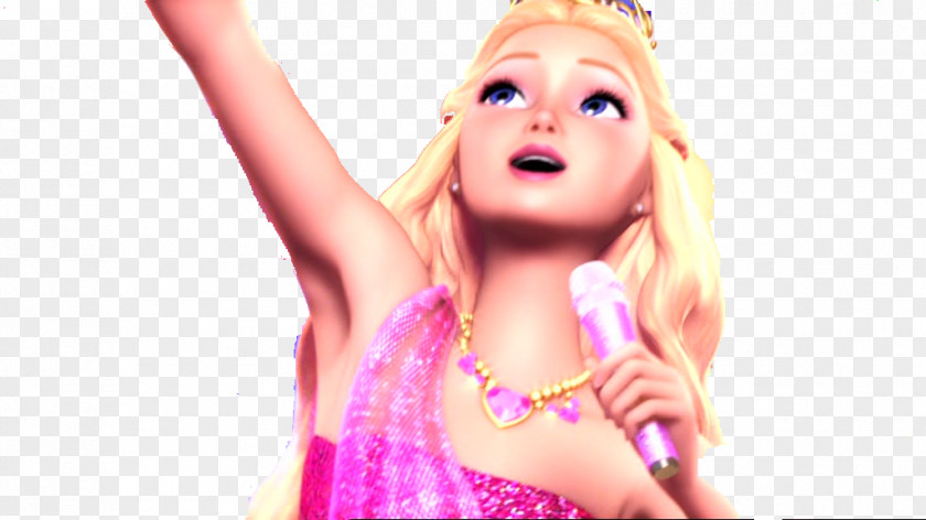 Pop Star P!nk Barbie: The Princess & Popstar Tori Film PNG