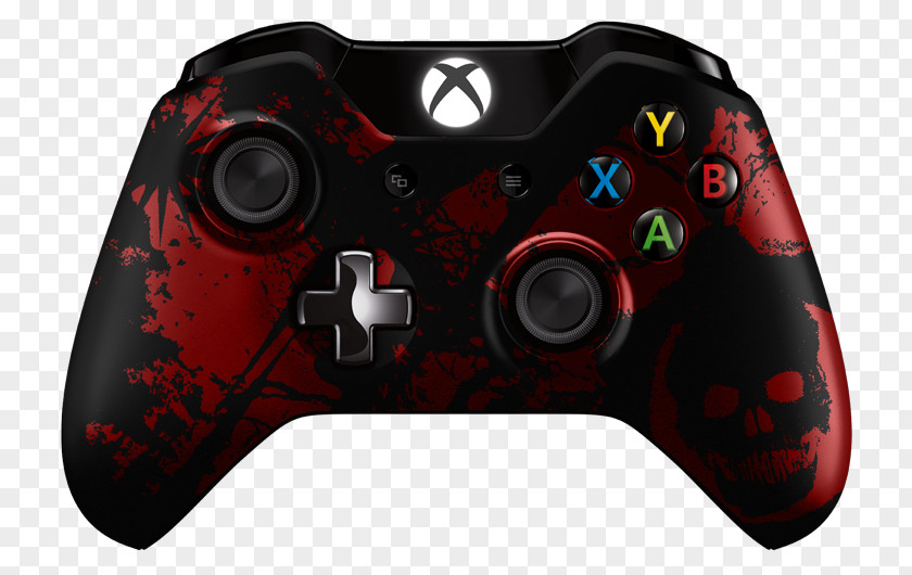 Xbox 360 Controller One Black Game Controllers PNG