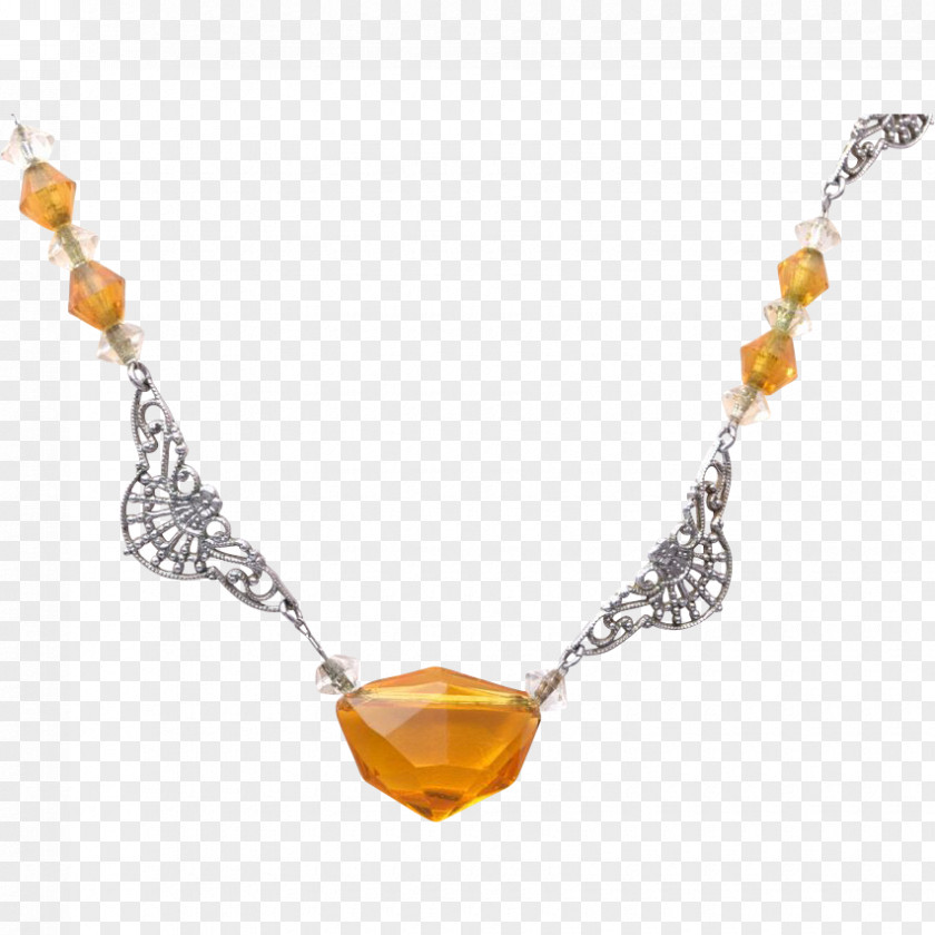 Necklace Amber Body Jewellery Charms & Pendants PNG