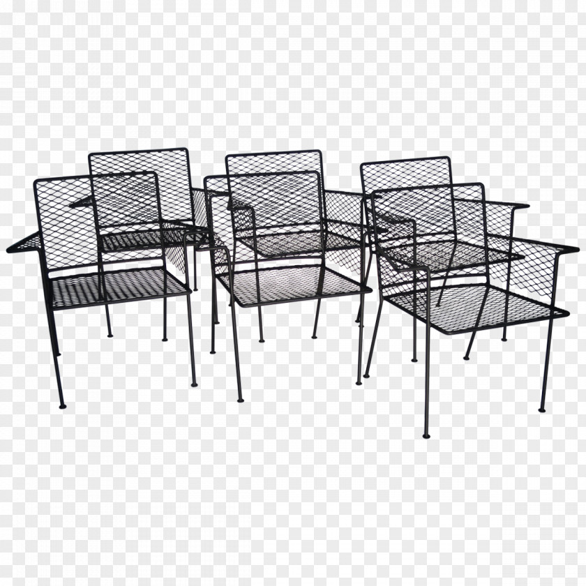 Table Garden Furniture Chair Wrought Iron PNG