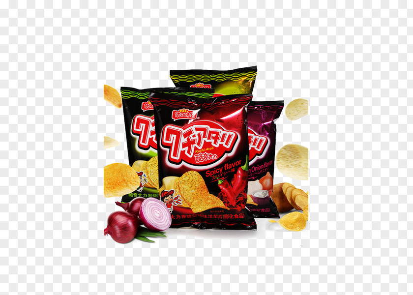Taiwan Imported Cooskin Vigorously Crispy Seaweed Flavor Potato Chips Chip Frying Food PNG