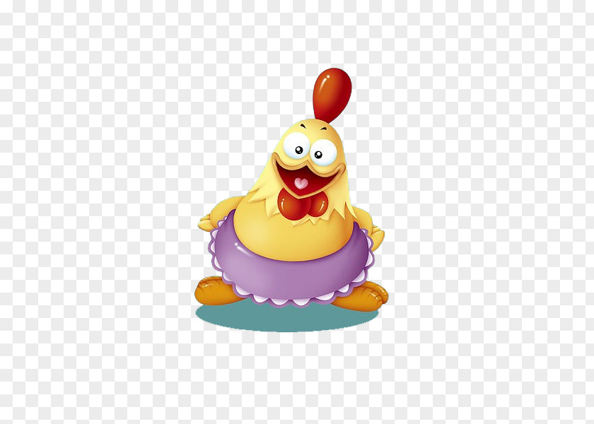 Cartoon Cute Chick Chicken Illustration PNG