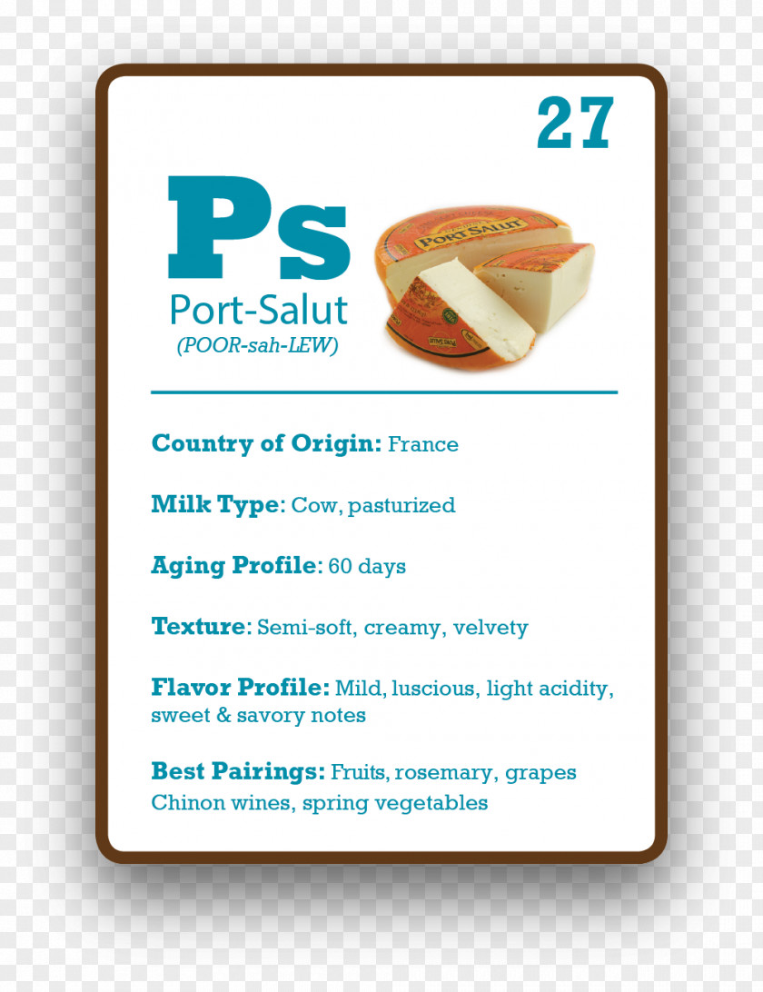 Cheese Port Salut Line Font PNG