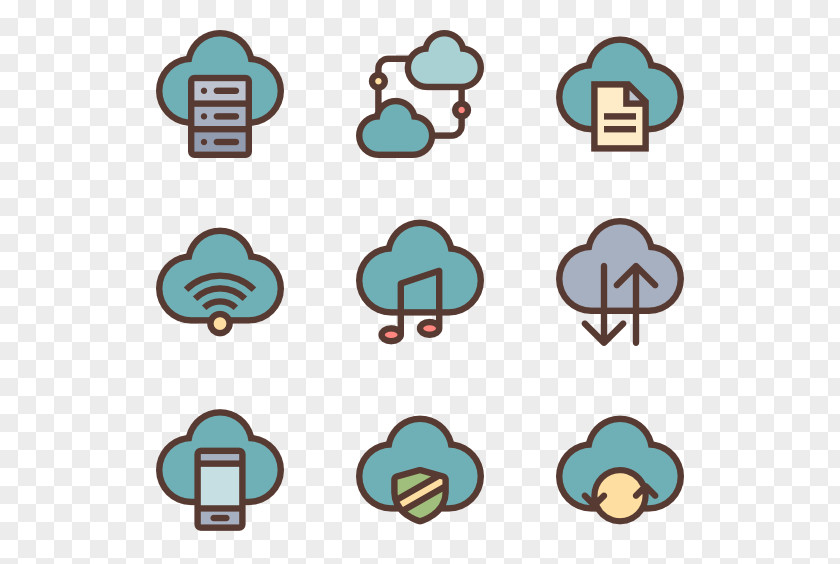 Cloudy Vector Cloud Computing Clip Art PNG