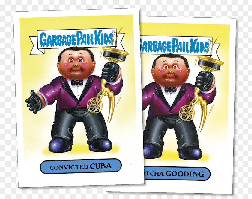 John Travolta Garbage Pail Kids Parody 68th Primetime Emmy Awards Toy PNG