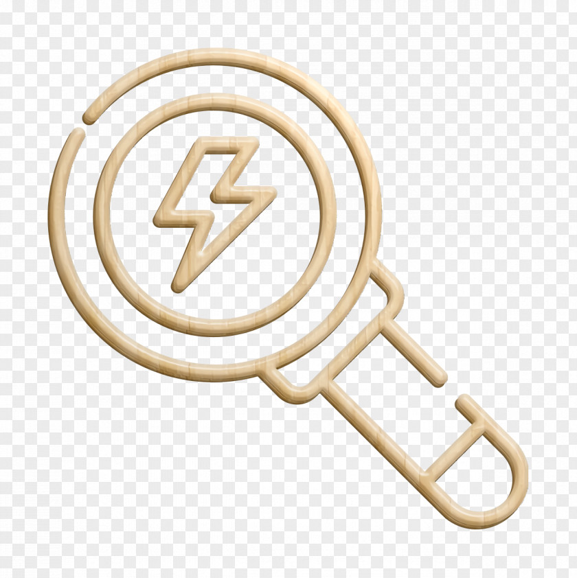 Reneweable Energy Icon Research Loupe PNG