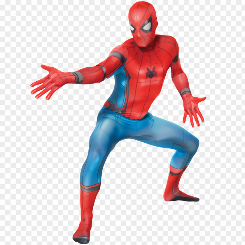 Spider-Man Captain America Morphsuits Costume Fancy Dress PNG