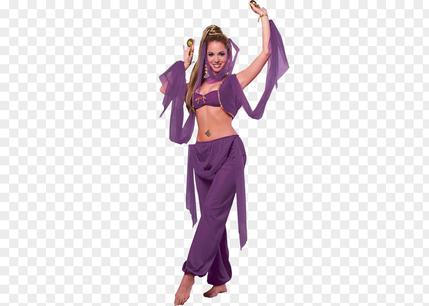 Woman Genie Halloween Costume Party PNG