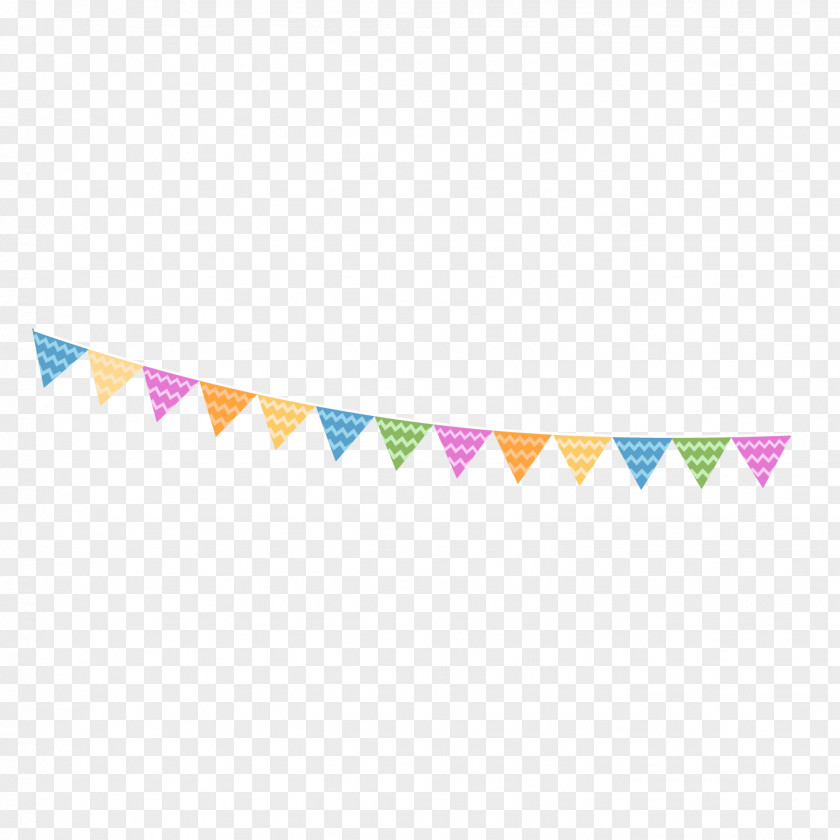 Cartoon Birthday Party Flag Vector Computer File PNG