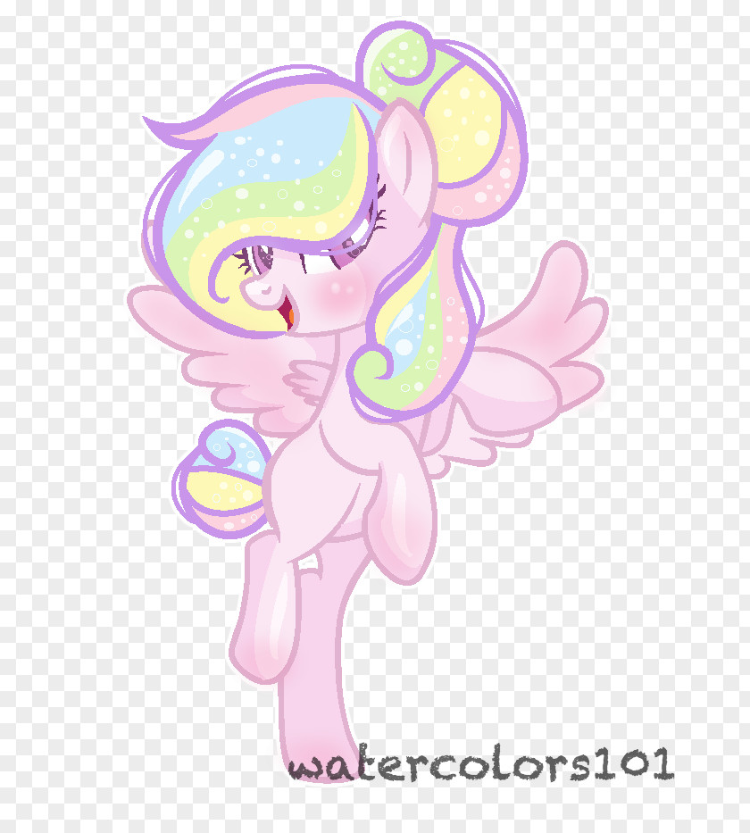 Fairy Horse Pink M Clip Art PNG