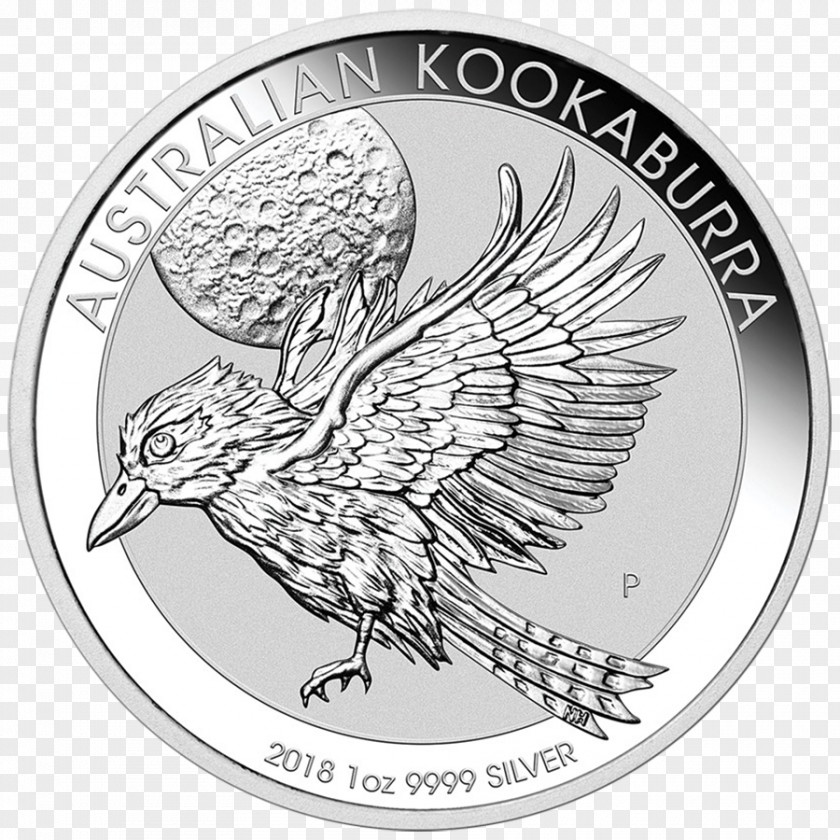 Silver Bar Perth Mint Laughing Kookaburra Australian Bullion Coin PNG