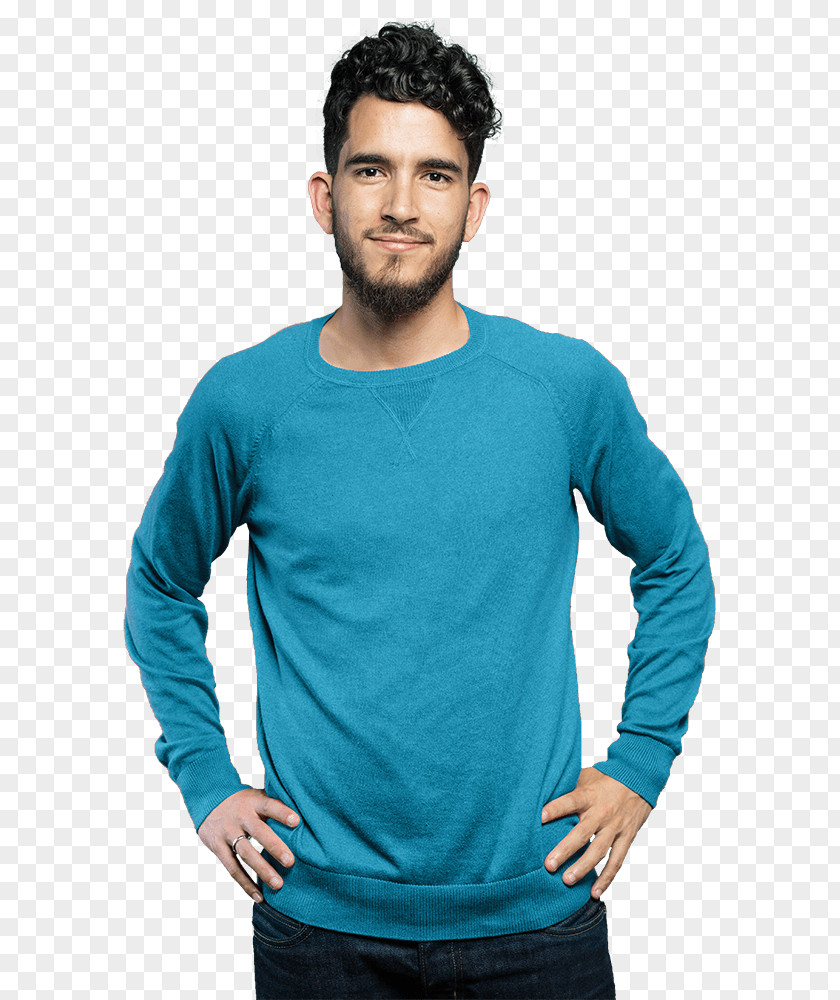 Taobao Blue Copywriter T-shirt Christmas Jumper Clothing Sweater PNG