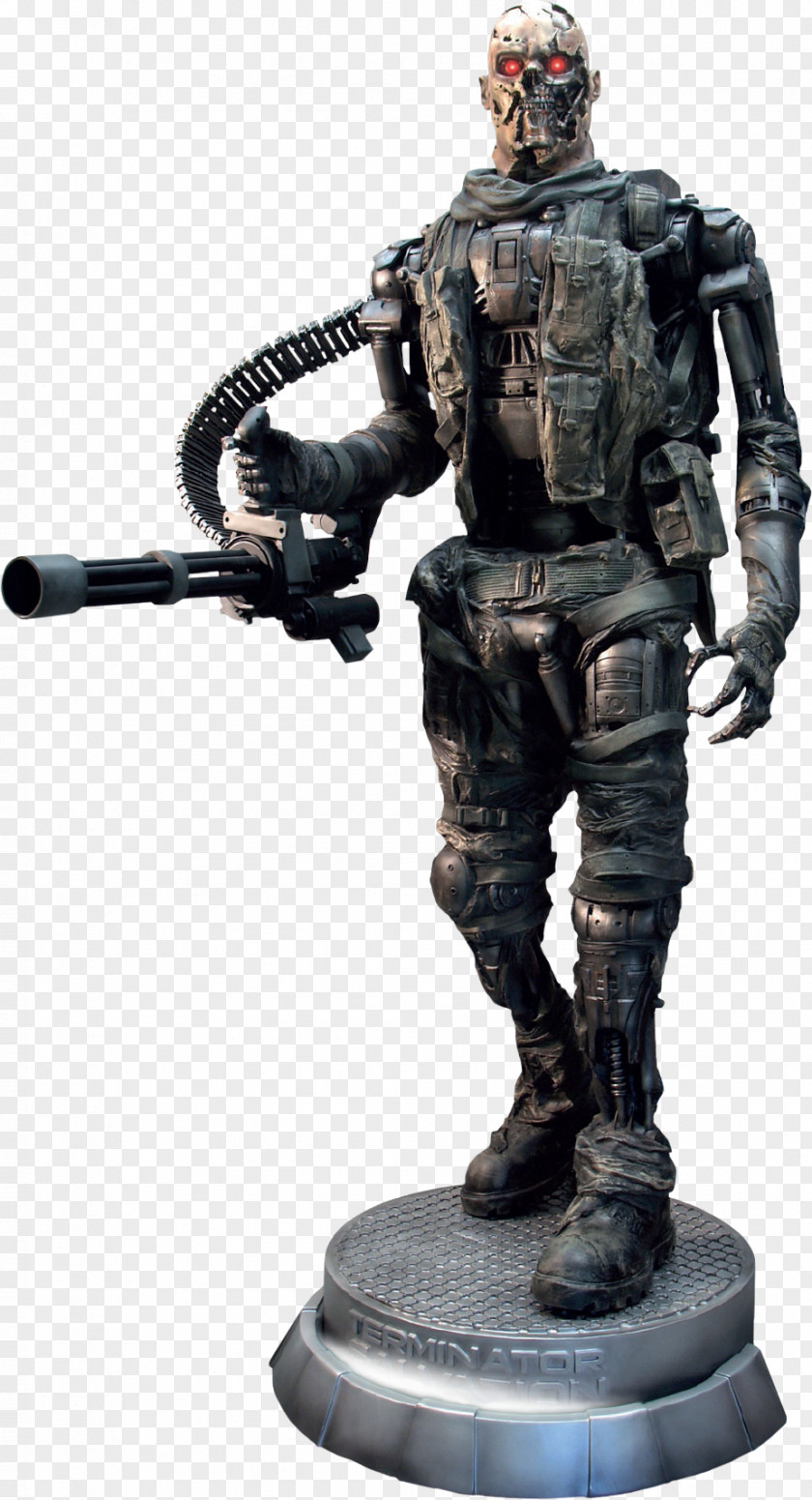 Terminator T-600 Suit Performer The Cromartie Statue PNG