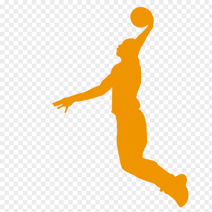 Basketball Player Slam Dunk Wall Decal Athlete PNG