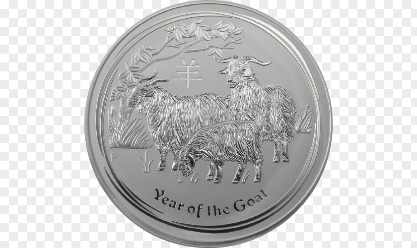 Coin Silver Perth Mint Lunar Series PNG