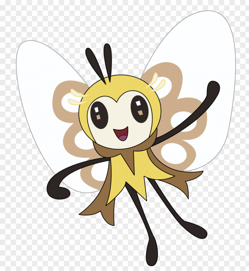 French Bee Honey Butterfly Clip Art PNG